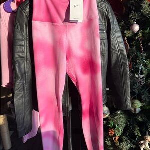 NEW Nike Dri-FIT Pink Activewear Training Leggings Size XS